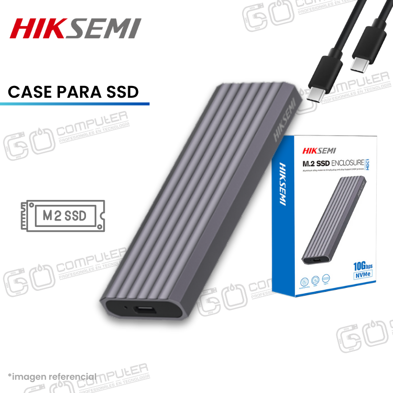 ENCLOSURE HIKSEMI PARA SSD USB 3.2 TIPE-C SUPPORT  M.2 10 GPS SPEED HS-HUB-MDC1