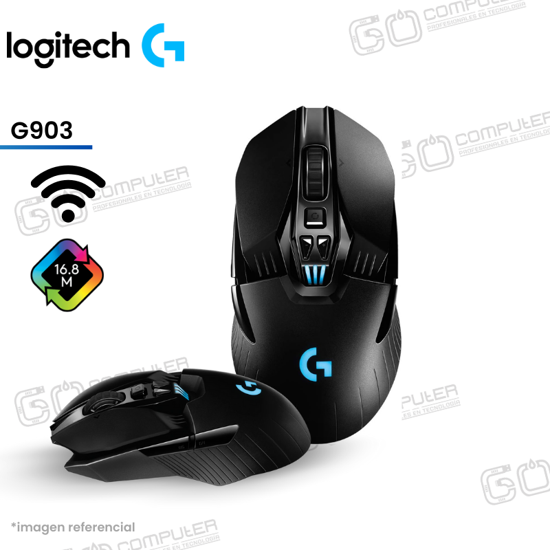 MOUSE LOGITECH G903 LIGTHSPEED WIRELES GAMING BLACK