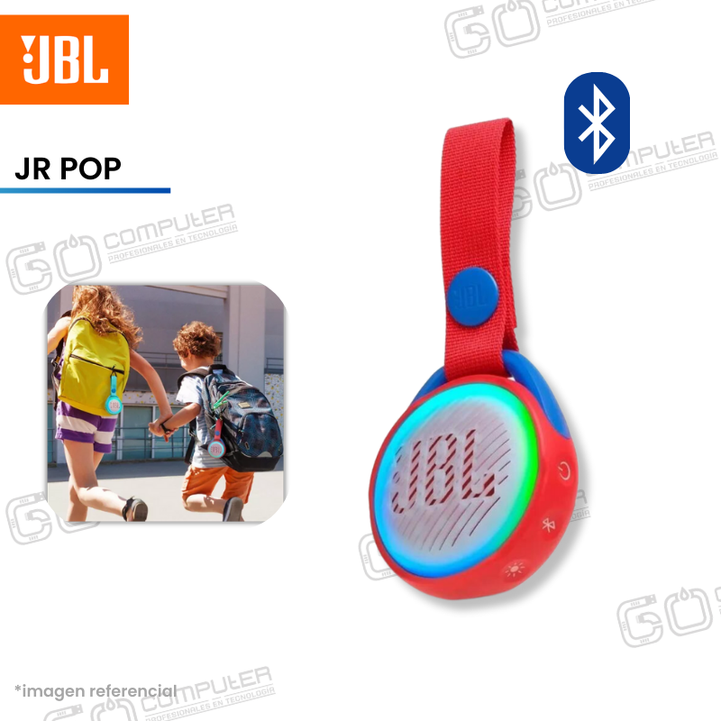 PARLANTE JBL BLUETOOTH MOD JUNIOR POP RED HARMAN JRPOP 